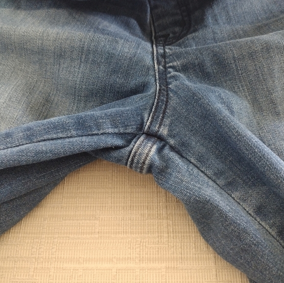 Spanx Jeans Women Medium Blue Kick Flare High Rise Vintage Indigo Pull On Denim - Picture 5 of 11